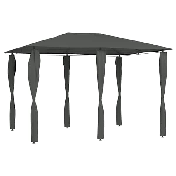 vidaXL lehtla postikatetega 3x4x2,6 m, antratsiithall 160 g/m&sup2;