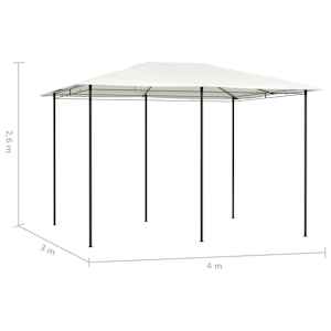 Altán 3 x 4 x 2,6 m krémový 160 g/m² - obrázek 4