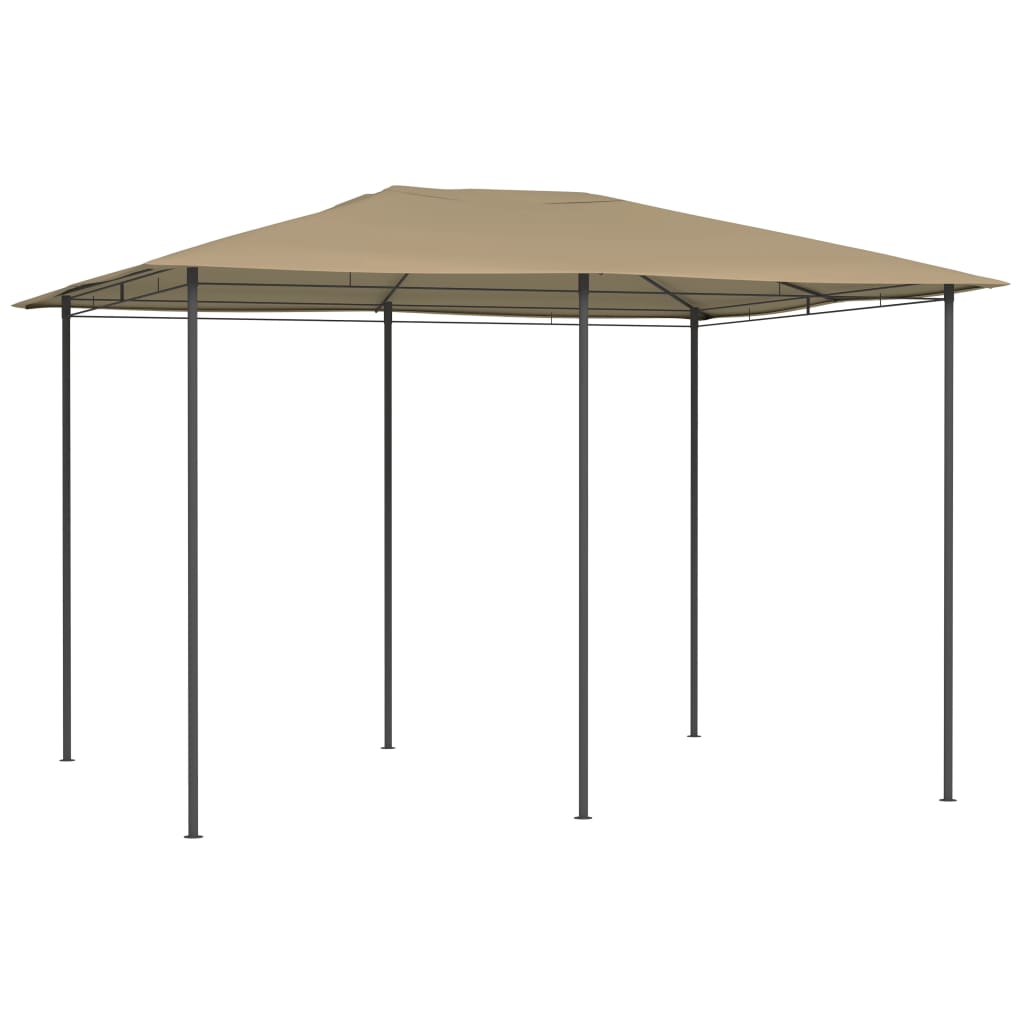 Altán 3 x 4 x 2,6 m taupe 160 g/m²