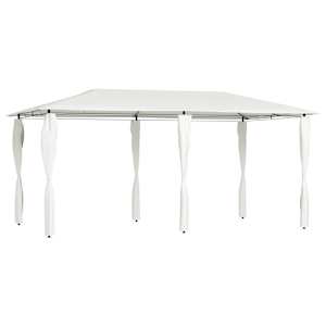 Altán s krytými sloupky 2,98 x 5,3 x 2,59 m krémový 160 g/m² - obrázek 1