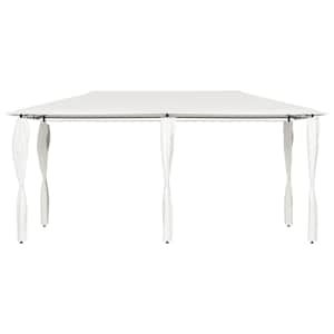 Altán s krytými sloupky 2,98 x 5,3 x 2,59 m krémový 160 g/m² - obrázek 2