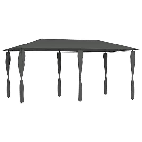 vidaXL lehtla postikatetega 2,98x5,3x2,59 m, antratsiithall 160 g/m&sup2;