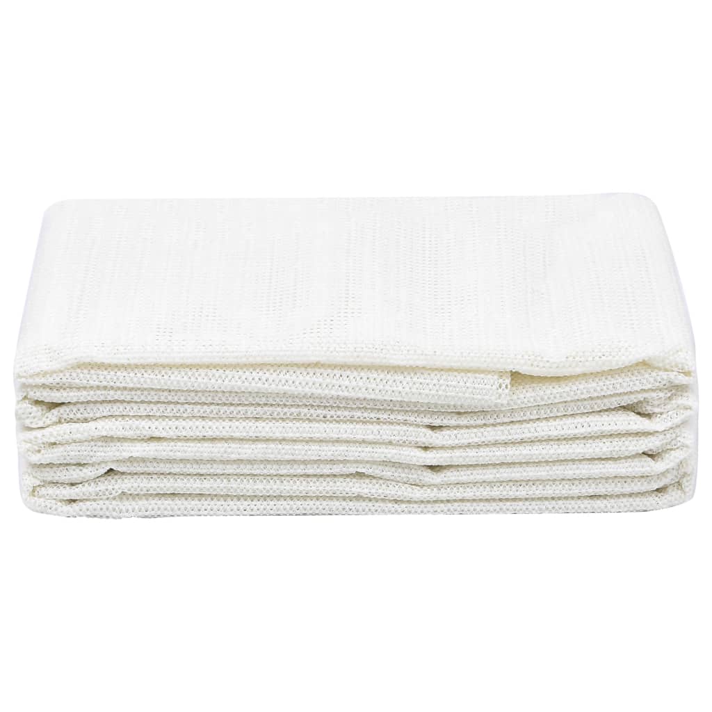 Covor pentru cort, alb, 100×500 cm