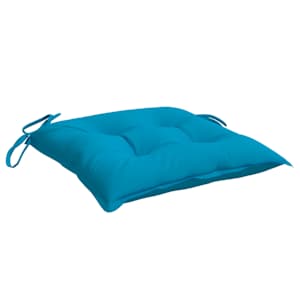 Podušky na židli 4 ks světle modré 40 x 40 x 7 cm látka oxford - obrázek 5
