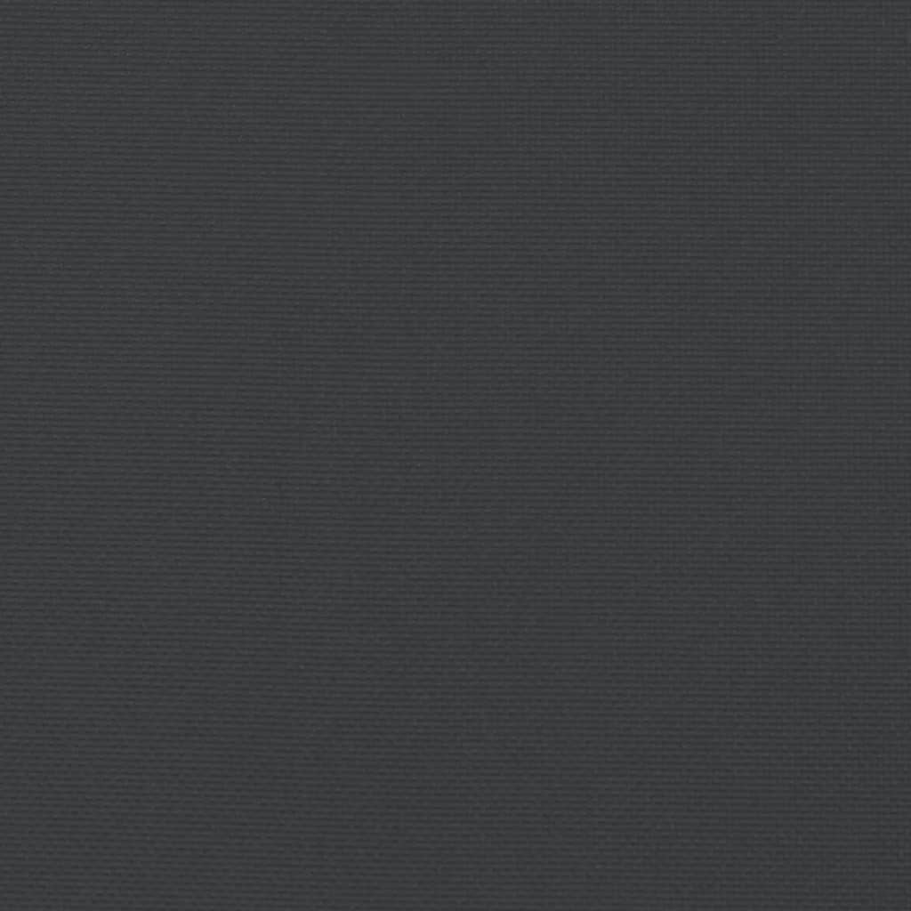 Възглавници за столове 2 бр черни 40x40x7 см Оксфорд плат