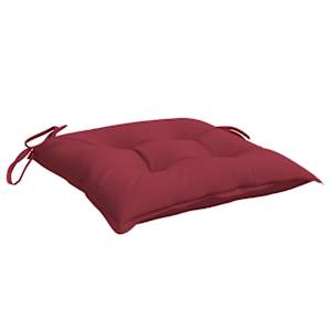 Podušky na židli 4 ks vínové 40 x 40 x 7 cm látka oxford - obrázek 5