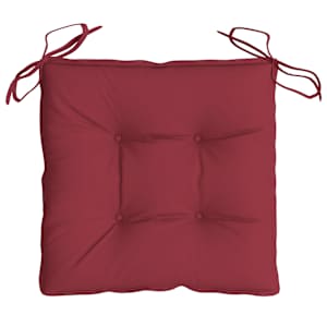 Podušky na židli 4 ks vínové 40 x 40 x 7 cm látka oxford - obrázek 6
