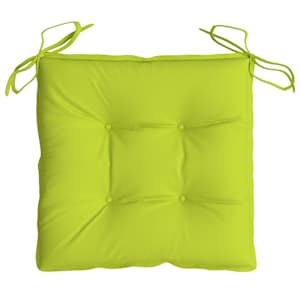 Podušky na židli 4 ks jasně zelené 40 x 40 x 7 cm látka oxford - obrázek 6