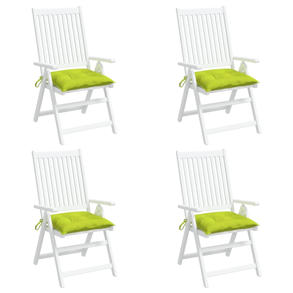 Kėdės pagalvėlės, 6vnt., šviesiai žalios, 40x40x7cm, audinys | Stepinfit