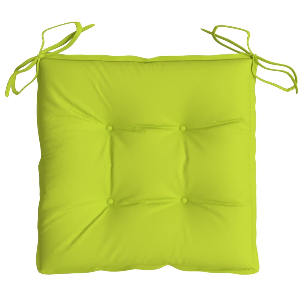 Kėdės pagalvėlės, 6vnt., šviesiai žalios, 40x40x7cm, audinys | Stepinfit