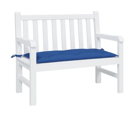 vidaXL Coussin de banc de jardin bleu 100x50x7 cm tissu oxford