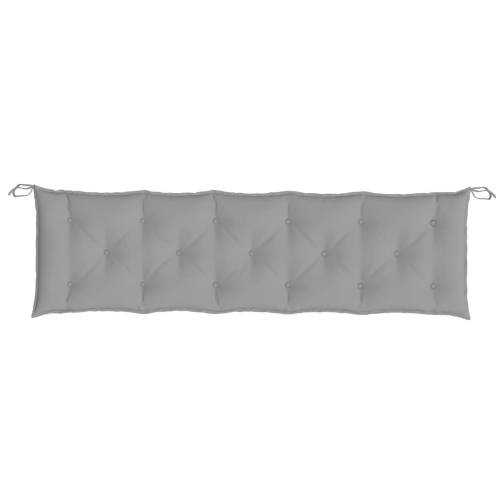 vidaXL Garden Bench Cushion Gray 70.9x19.7"x2.8" Fabric"