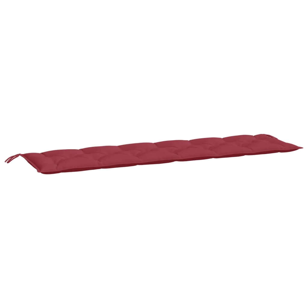 

vidaXL Garden Bench Cushion Wine Red 78.7"x19.7"x 2.8" Fabric