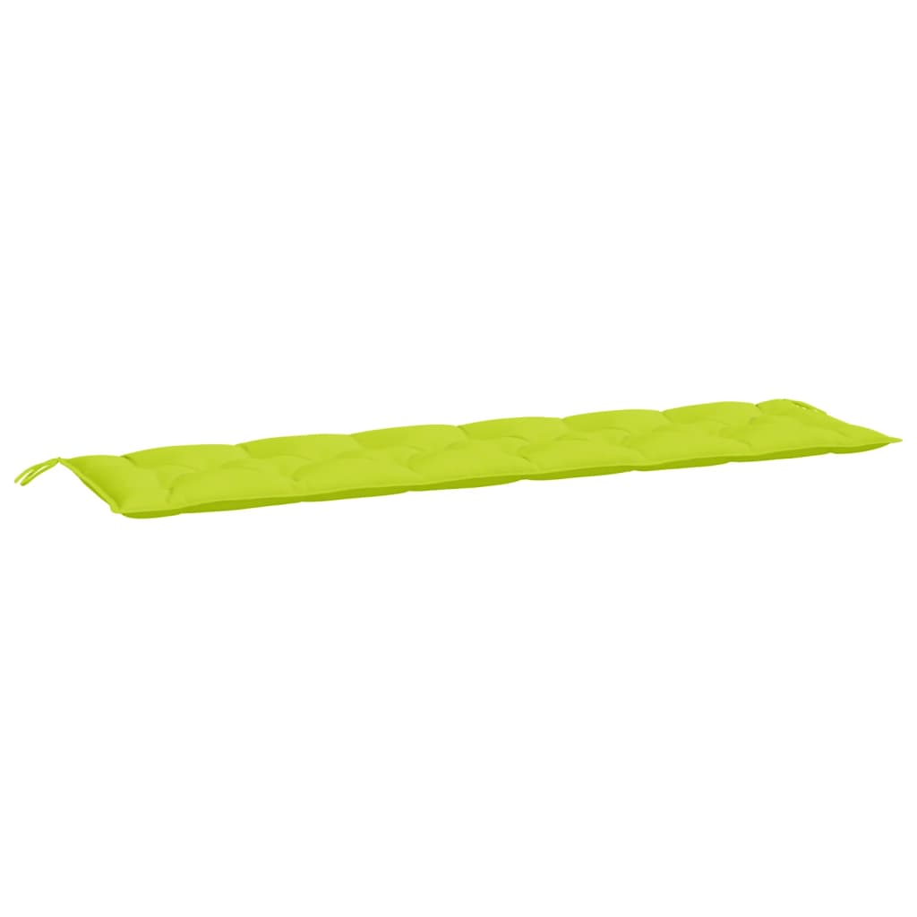 vidaXL Pernă pentru bancă de grădină, verde crud, 200x50x7 cm, textil vidaXL
