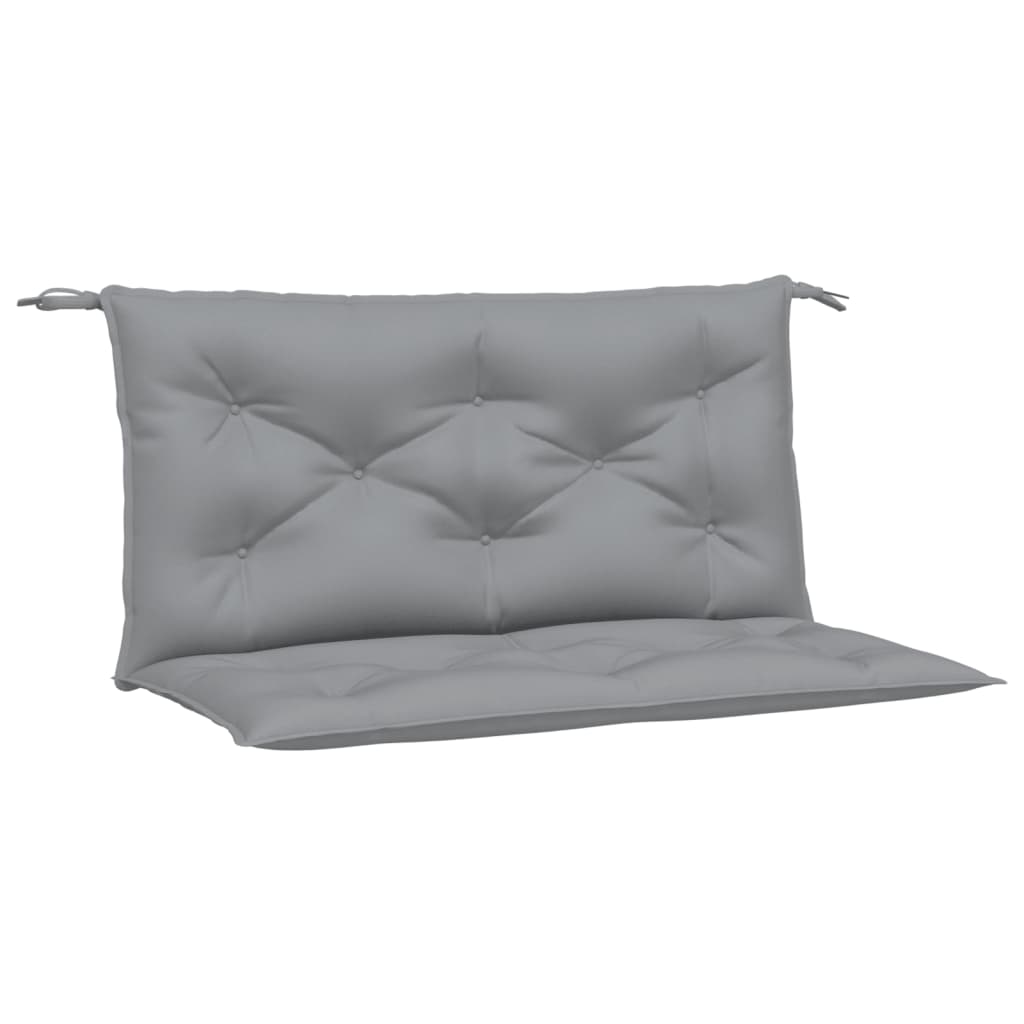 Image of vidaXL Garden Bench Cushions 2 pcs Grey 100x50x7cm Oxford Fabric