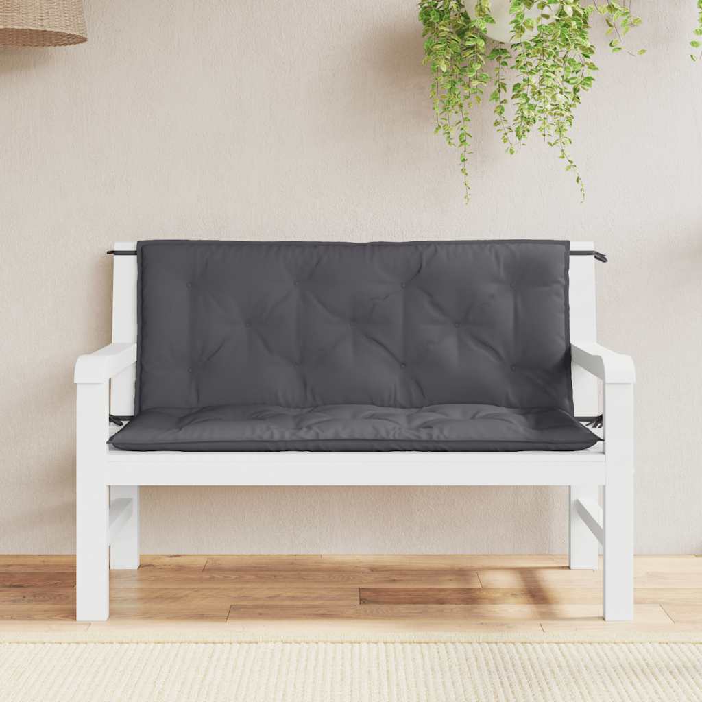 

vidaXL Kussen voor schommelstoel 120 cm stof antracietkleurig