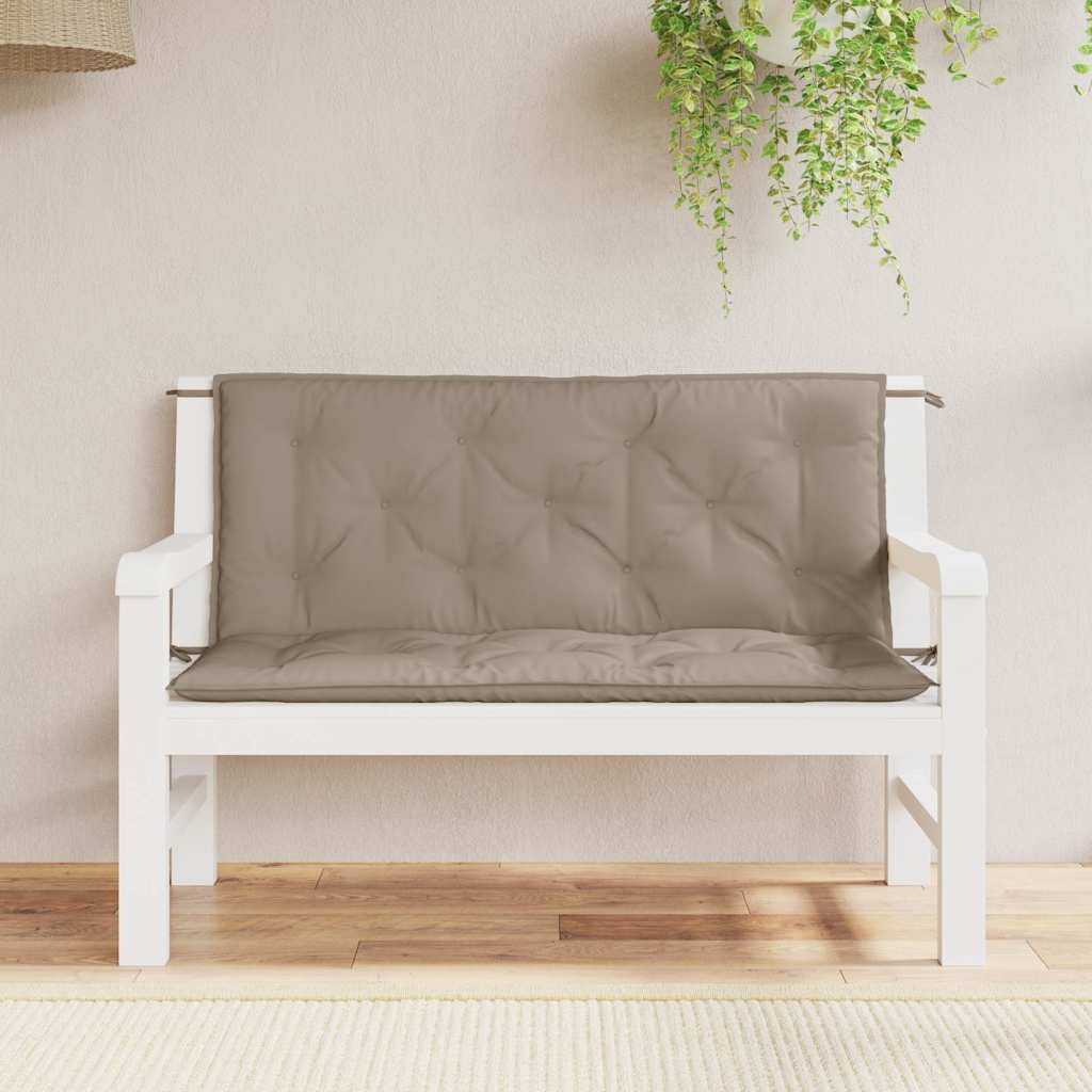 

vidaXL Kussen voor schommelstoel 120 cm stof taupe