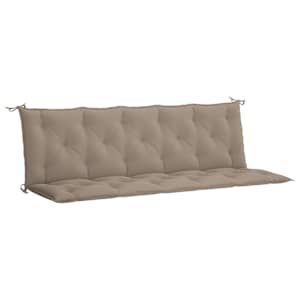 Poduška na zahradní lavici taupe 180x(50+50)x7 cm látka oxford - obrázek 2