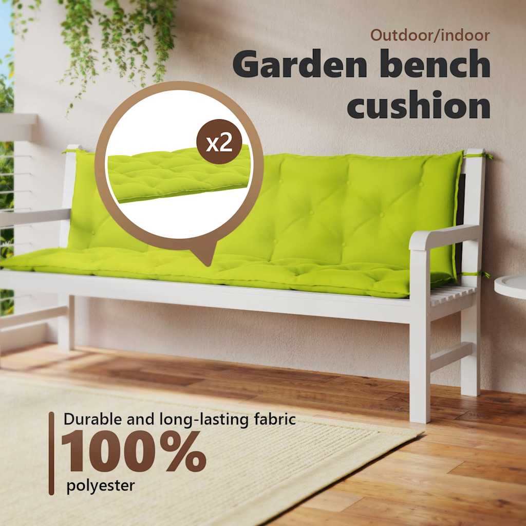 Blazina za gugalnico svetlo zelena 180 cm blago