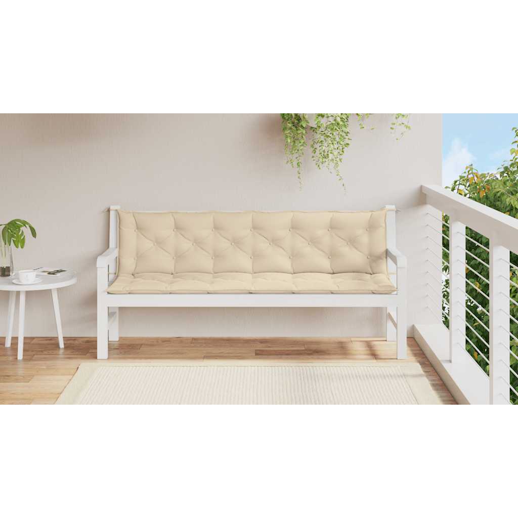 

vidaXL Kussen voor schommelstoel 200 cm stof beige