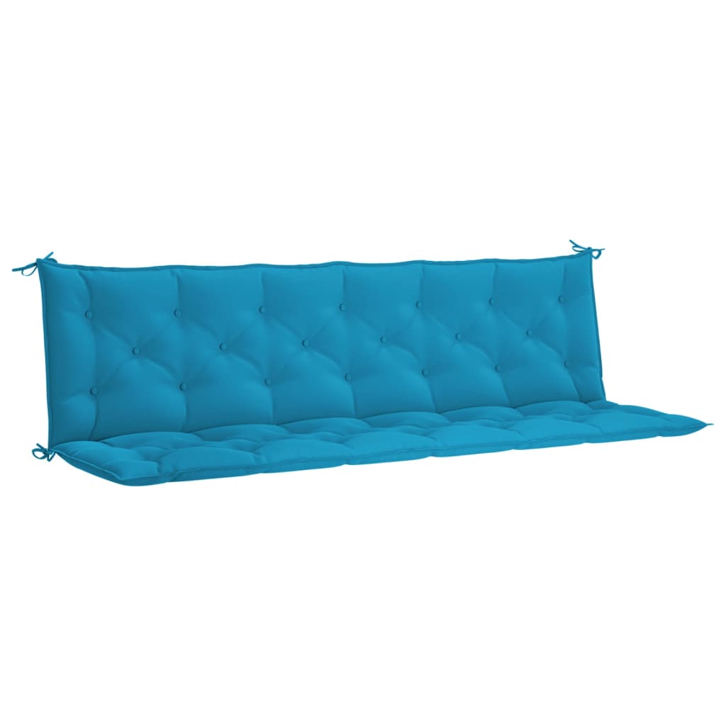 Photos - Pillow VidaXL Garden Bench Cushion Light Blue 78.7"xx2.8" Oxford Fab (19.7"+19.7")