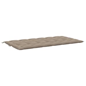 Poduška na zahradní lavici taupe 200x(50+50)x7 cm látka oxford - obrázek 4