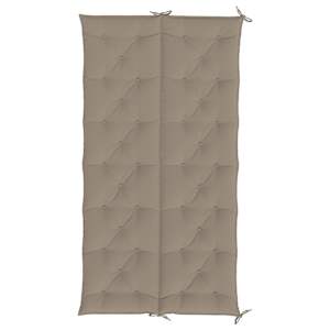 Poduška na zahradní lavici taupe 200x(50+50)x7 cm látka oxford - obrázek 5