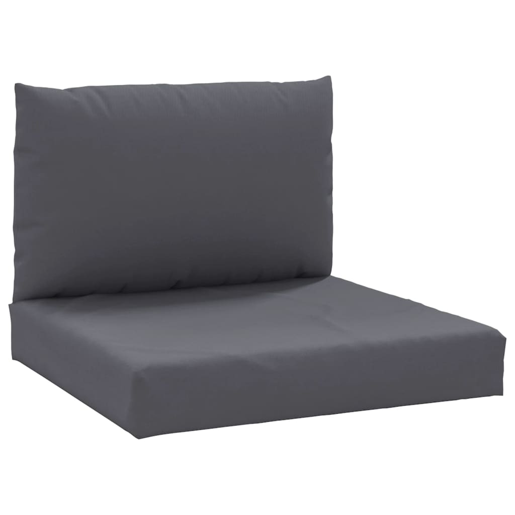 

vidaXL Pallet Sofa Cushions 2 pcs Anthracite Fabric