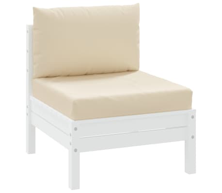vidaXL Pallet Cushions 2 pcs Beige Oxford Fabric