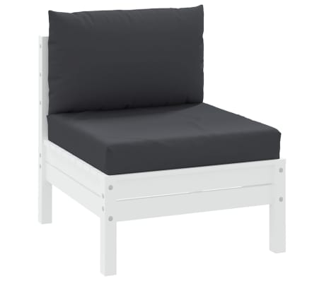 vidaXL euroaluse istmepadjad 2 tk, must, oxford kangas