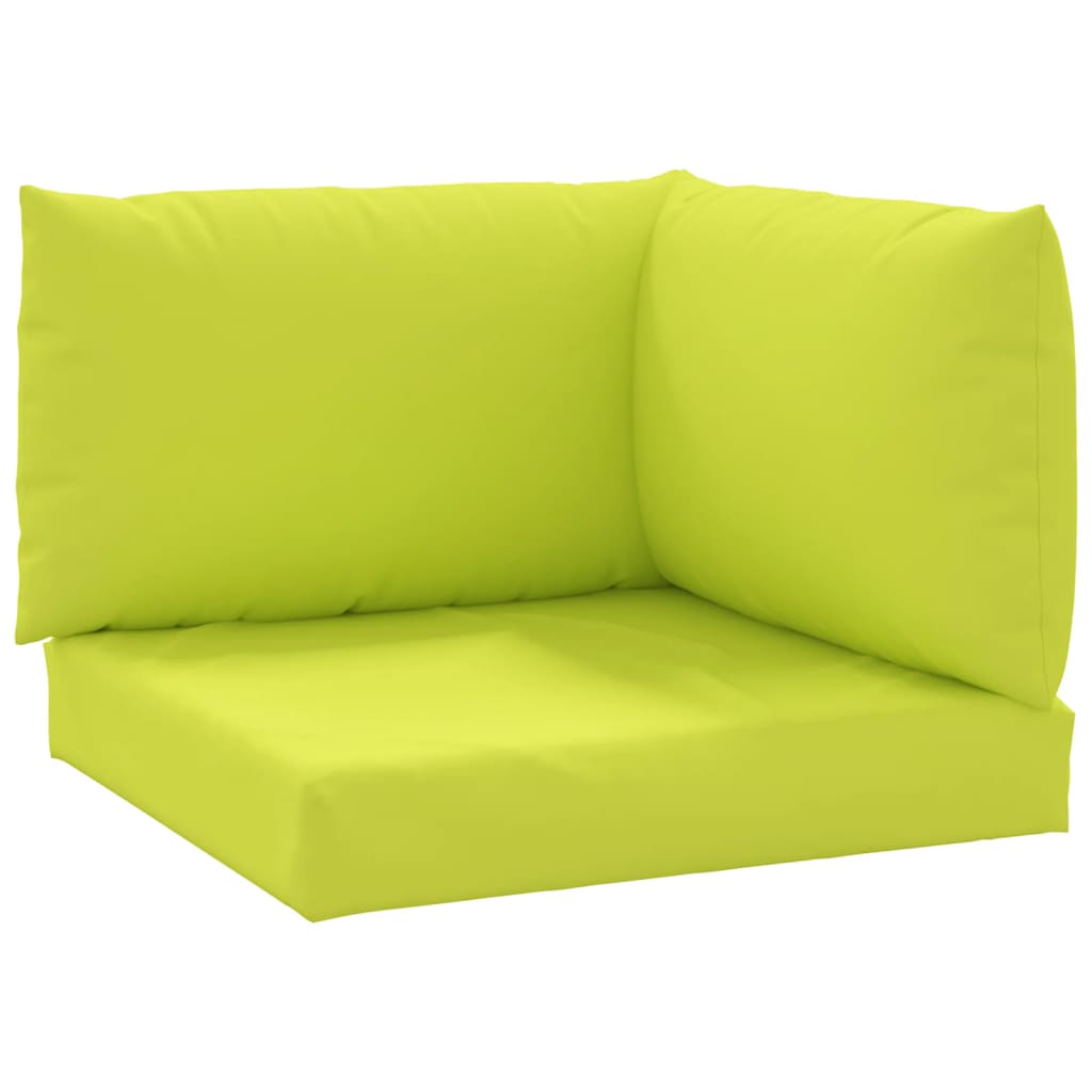 

vidaXL Pallet Sofa Cushions 3 pcs Bright Green Fabric