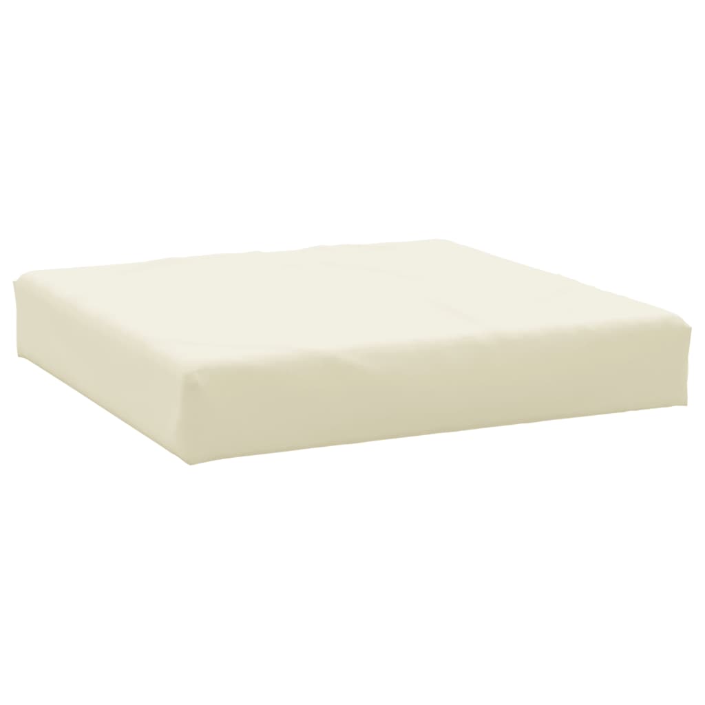Grindų/paletės pagalvėlė, kreminė, 60x60x6cm, audinys | Stepinfit