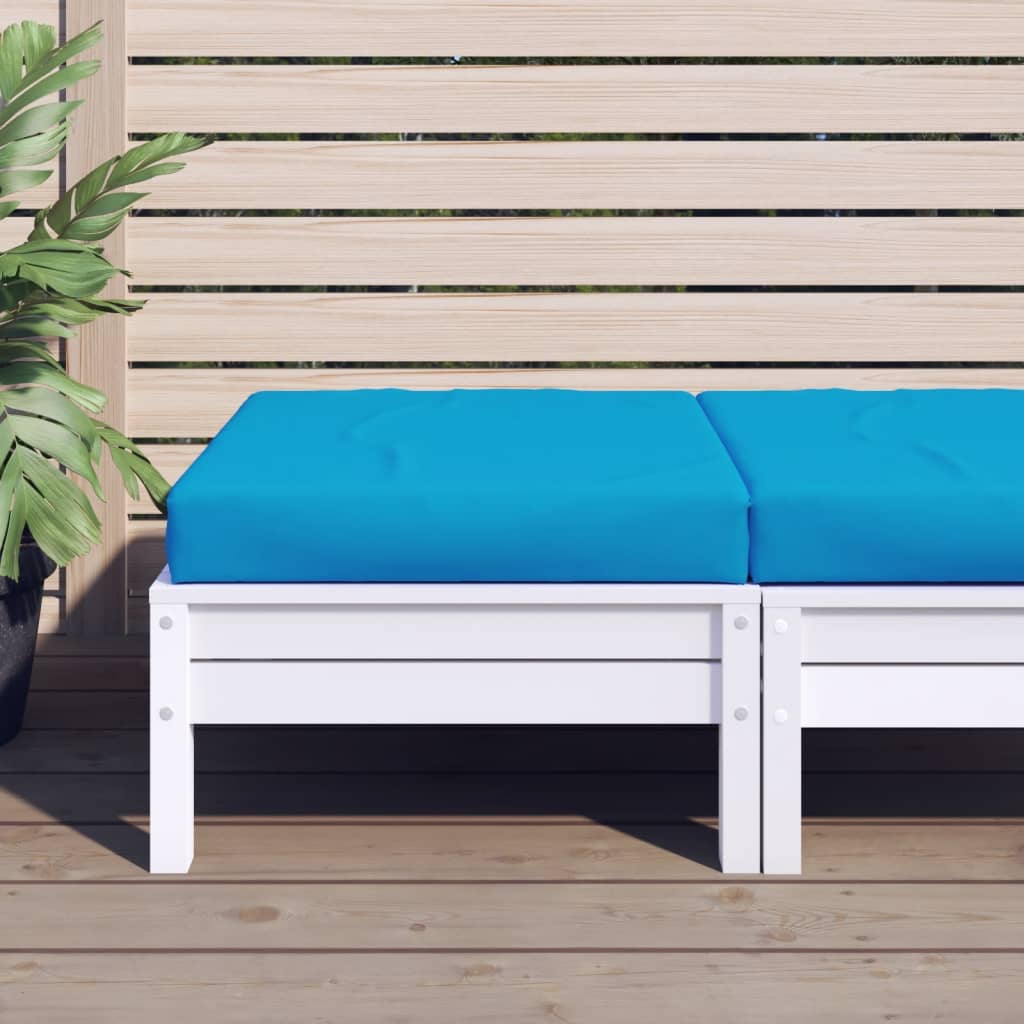 vida XL Palettenkissen Hellblau Oxford-Gewebe