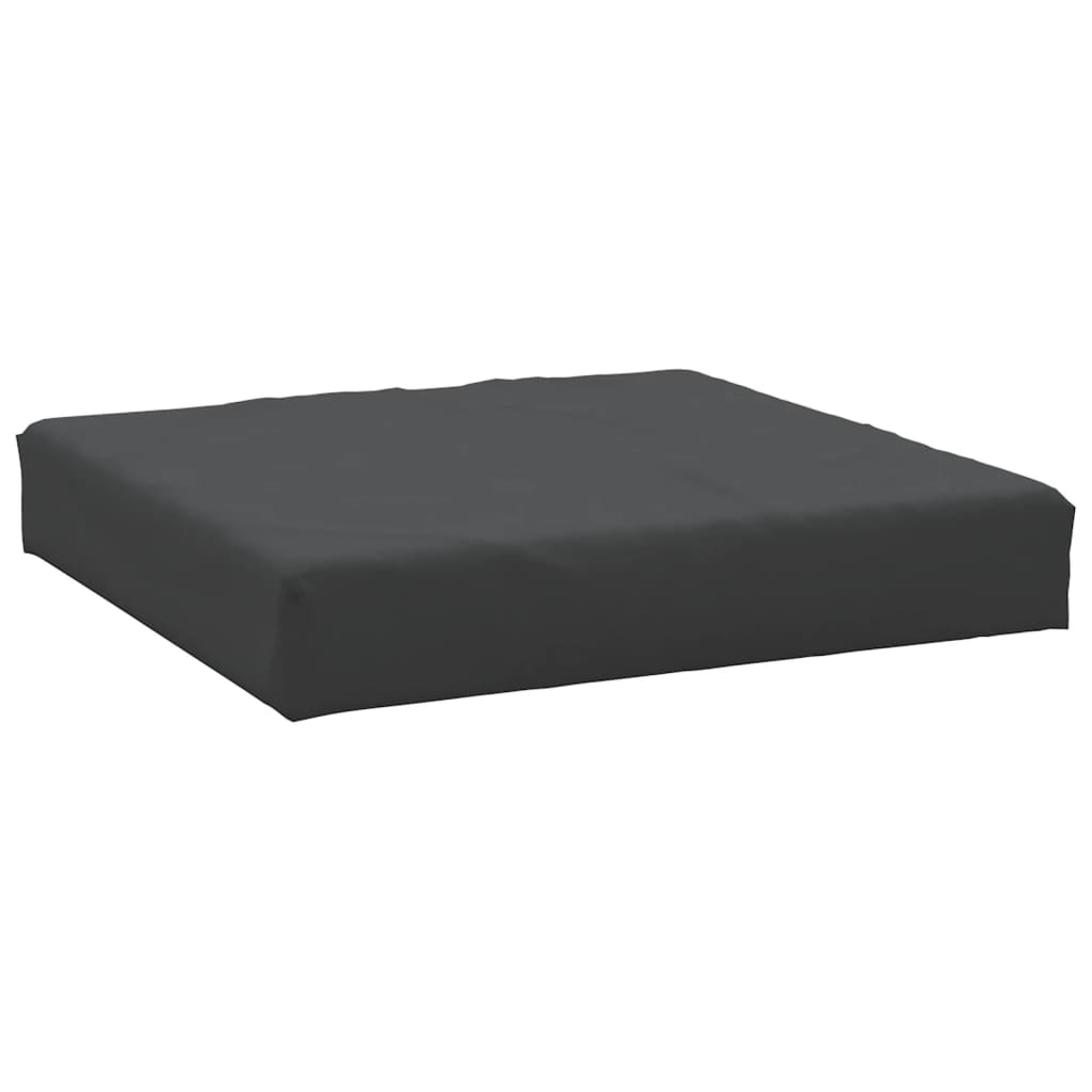 

vidaXL Floor Pallet Cushion 23.6"x23.6"x2.4" Black Fabric