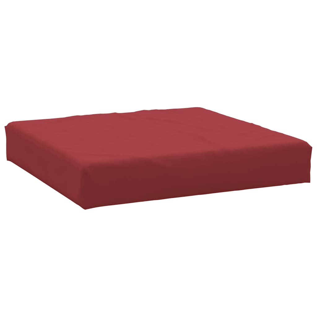 

vidaXL Pallet Ottoman Cushion Wine Red Fabric