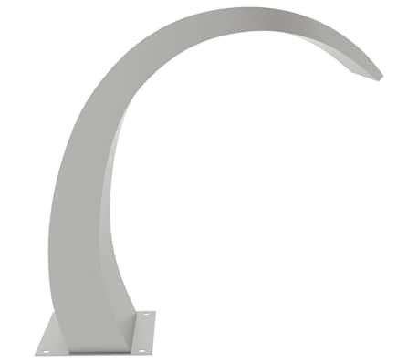 vidaXL Pool-Wasserfall mit LEDs 22x60x70 cm Edelstahl 304