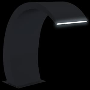 Bazénová fontána s LED 22 x 60 x 70 cm nerezová ocel 304 - obrázek 6