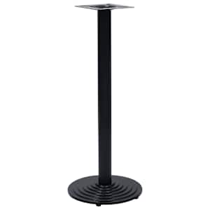 vidaXL bistroolaua jalg, must, &Oslash; 43 x 107 cm, malm