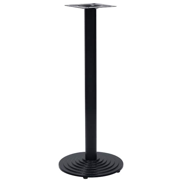 vidaXL bistroolaua jalg, must, &Oslash; 43 x 107 cm, malm