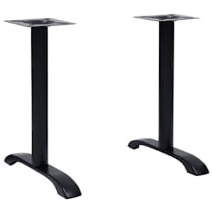 vidaXL bistroolaua jalad, 2 tk, 61x8x72 cm, malm