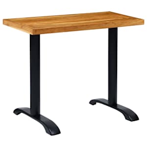 Nohy pro bistro stoly 2 ks černé 61x8x72 cm litina - obrázek 2