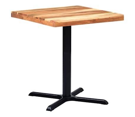 vidaXL Perna para mesa de bistr&ocirc; 76x76x72 cm ferro fundido preto