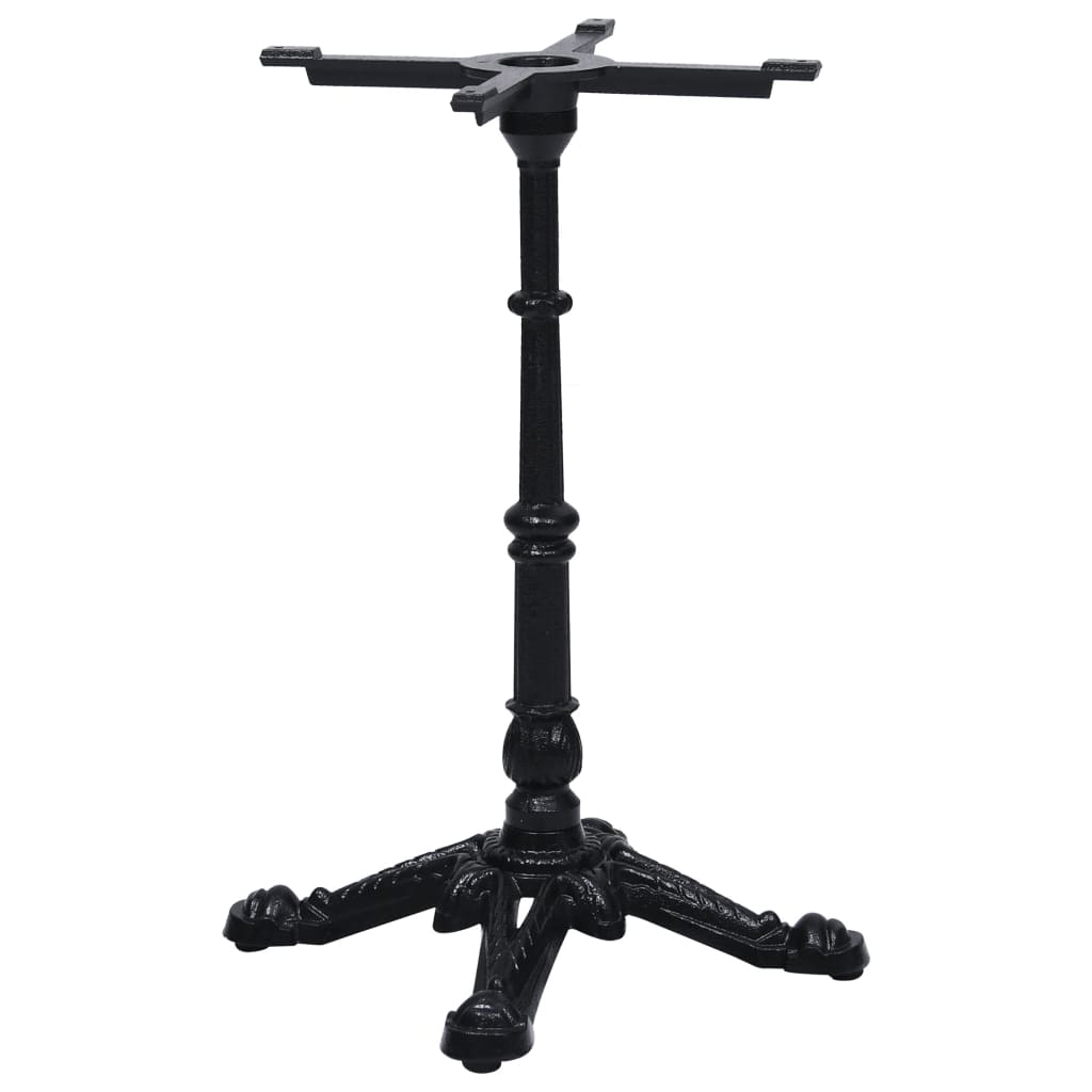 vidaXL Noha bistro stolu černá 52 x 52 x 72 cm litinová
