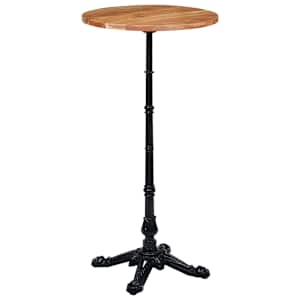 vidaXL Bistro Table Leg Black 52x52x108 cm Cast Iron