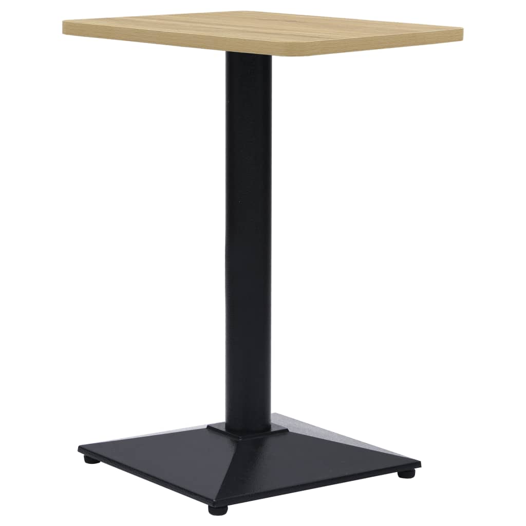 vidaXL Bistrotafelpoot 41x41x72 cm gietijzer zwart