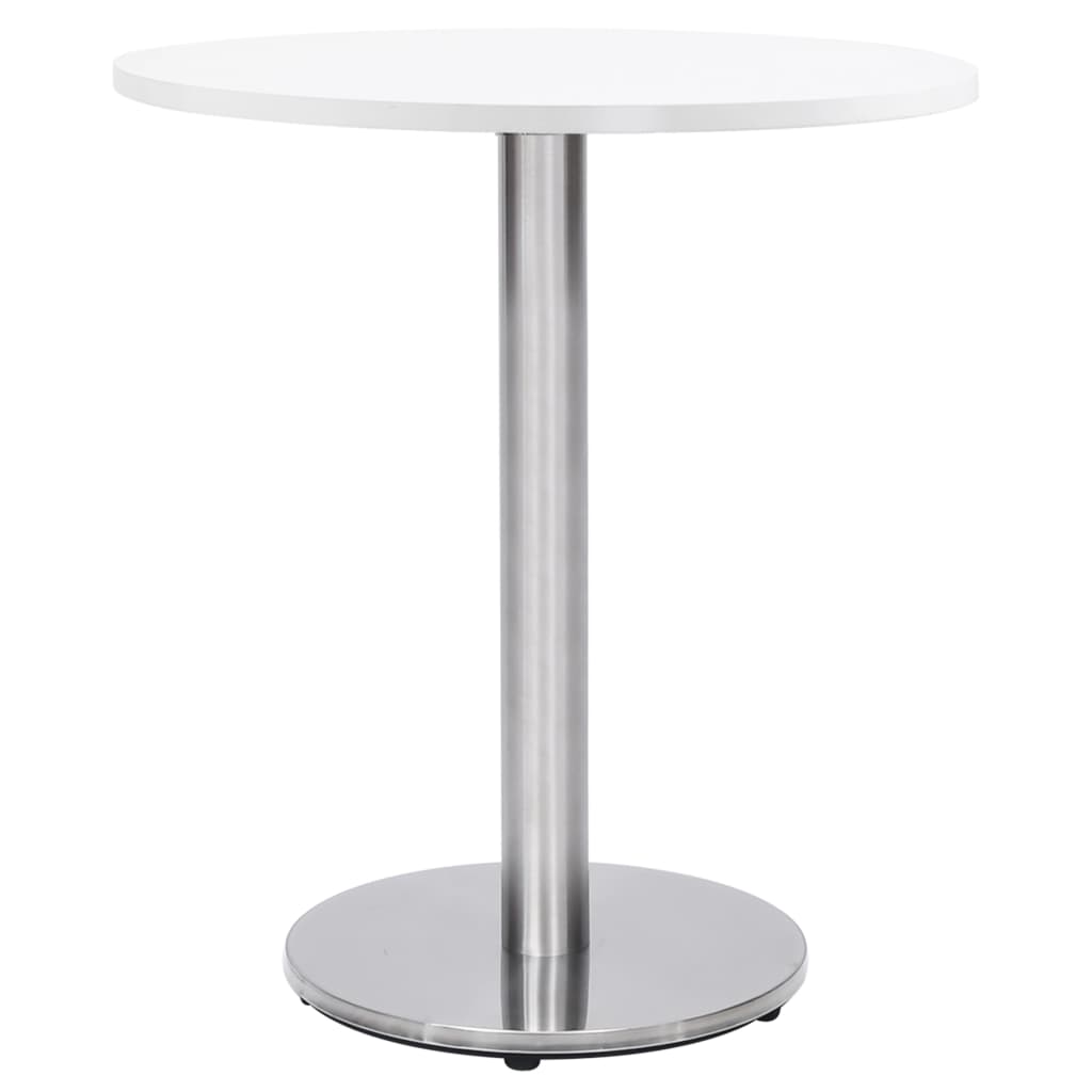 vidaXL Pied de table de bistro Argenté Ø45x72 cm Acier inoxydable