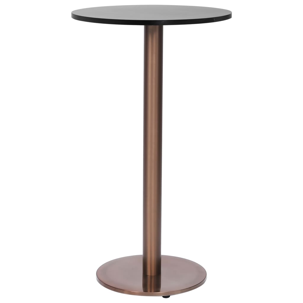 vidaXL Noha na bistro stôl zlatá Ø45x107 cm nehrdzavejúca oceľ