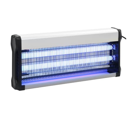 vidaXL Insect Killer Black Aluminium ABS 40 W