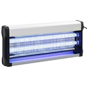 vidaXL Insect Killer Black Aluminium ABS 40 W