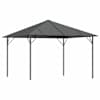 vidaXL varjualune katusega, 3 x 3 m, antratsiithall